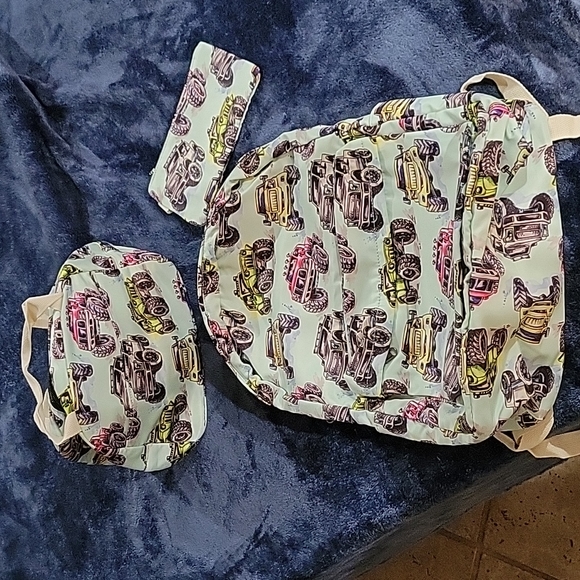 Other - Book Bag 3 Peice Set... Lifted Trucks. NWT